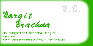 margit brachna business card